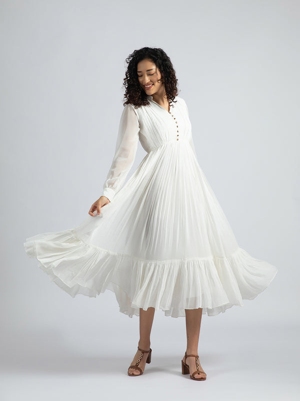 Golden Bloom Dress