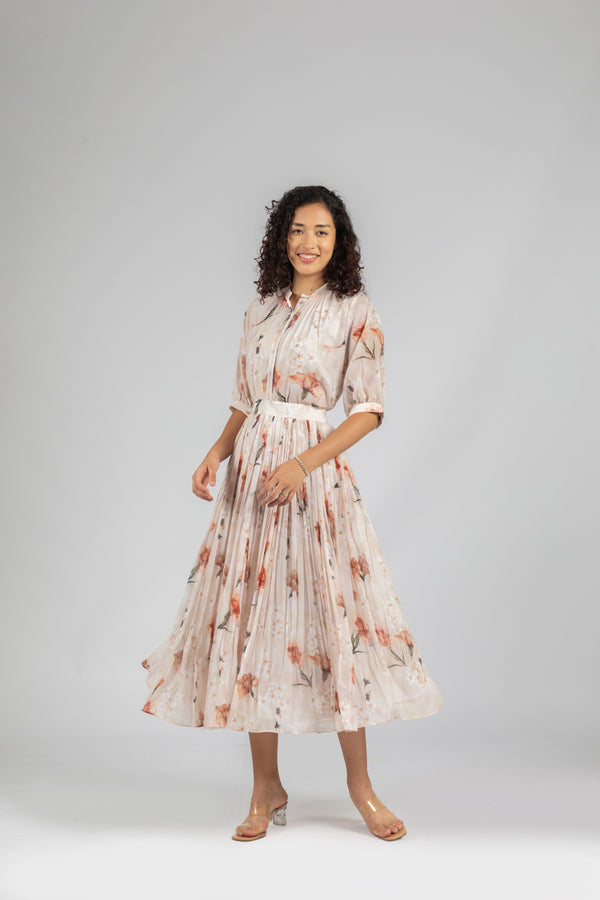Skirt and top set | Long skirt top cord set