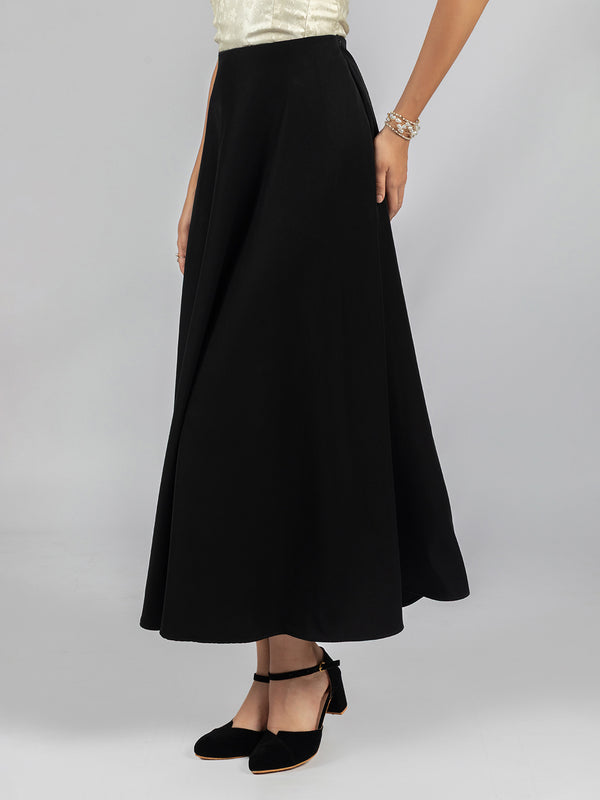 Noir Bloom Skirt