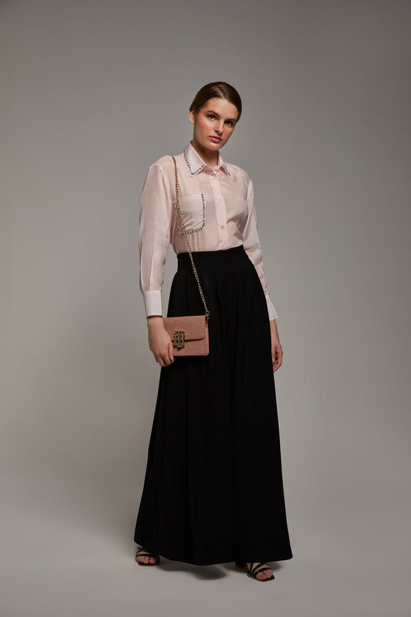 Pink Radiance Cotton Shirt For Women