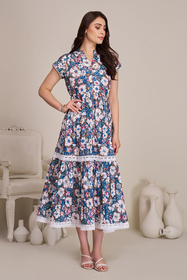 Designer dresses for women | Floral Printed western dress for women