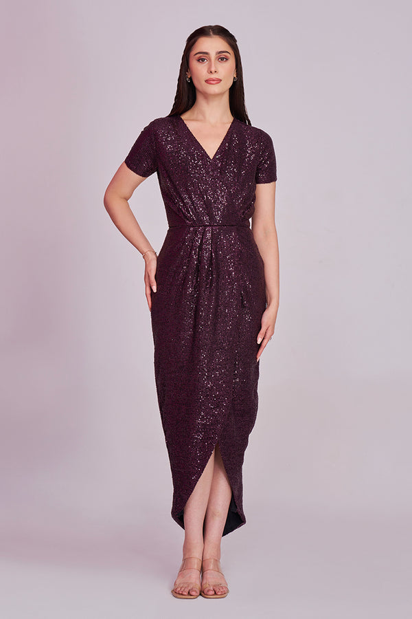 Party wear western dresses for women | Draped Cocktail Dresses for women