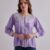 Purple Haze Cotton Lace Top