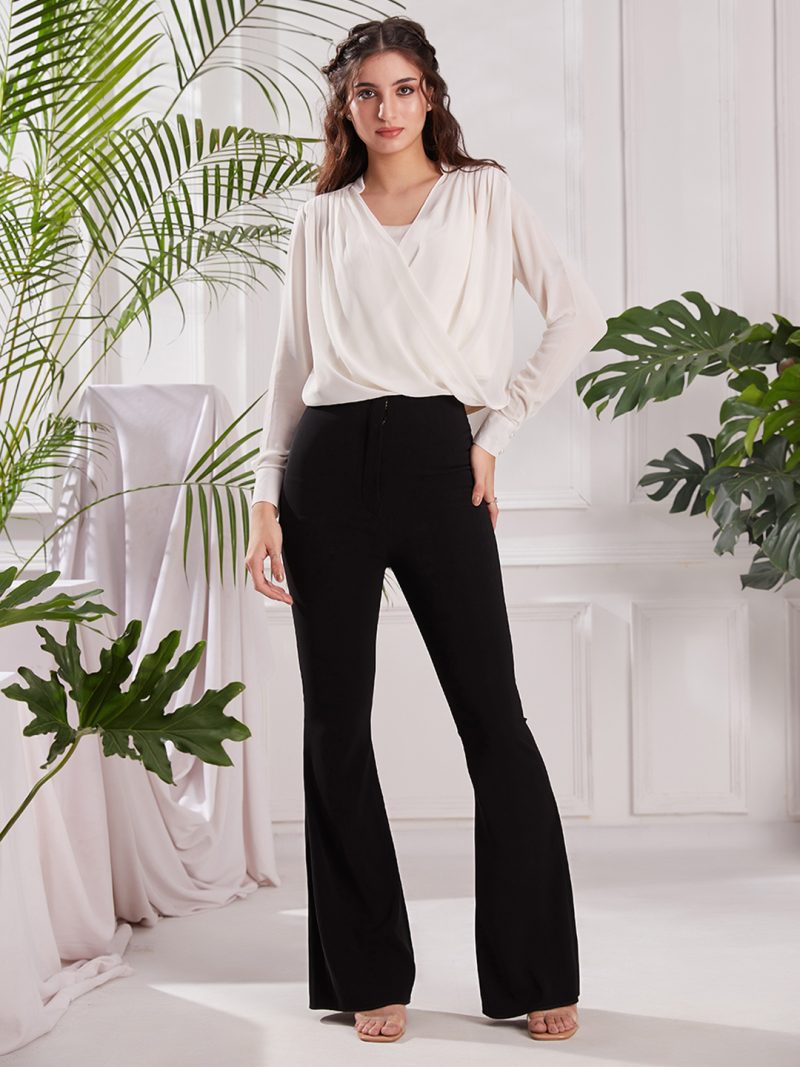 Sculpted Flare Pants for Women