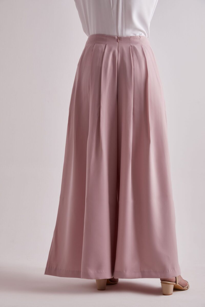 Rosy Luxe Palazzo Pant