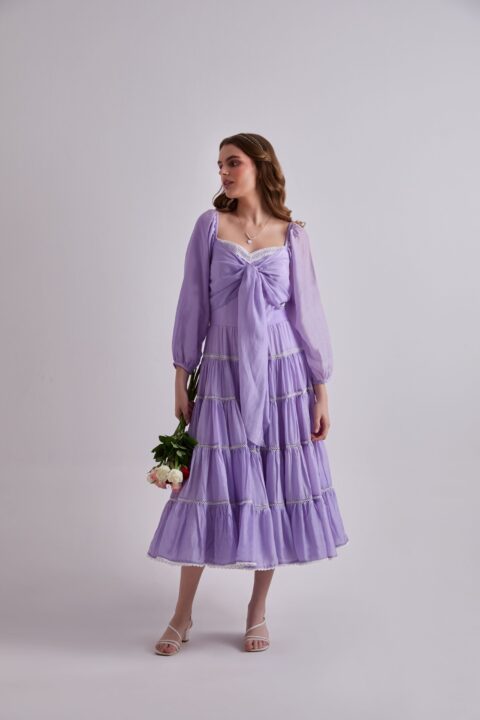 Lavender Dream Cotton Dress