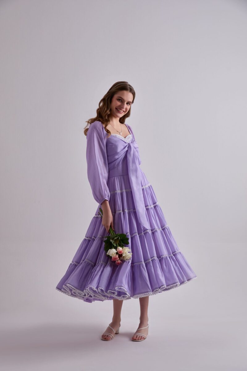 Lavender Dream Cotton Dress