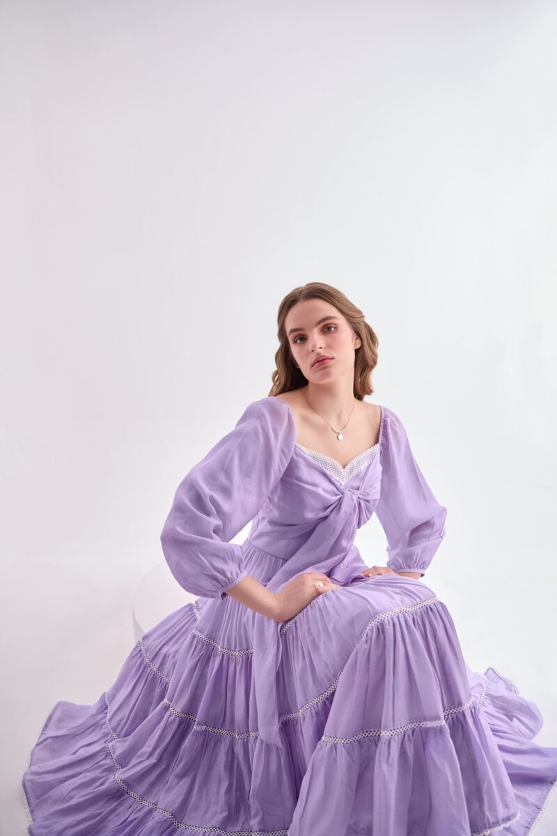 Lavender Dream Cotton Dress