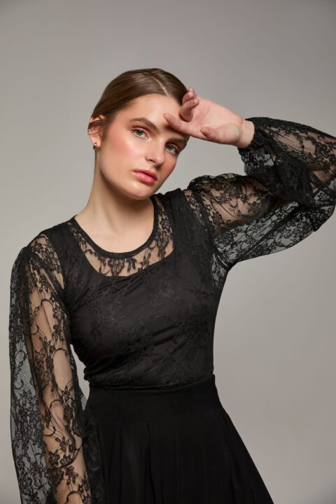 Dark Empress Black lace top