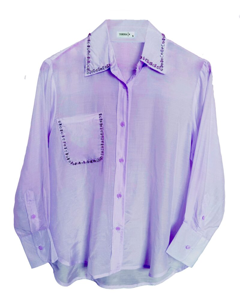 Purple prestige Cotton silk Shirt